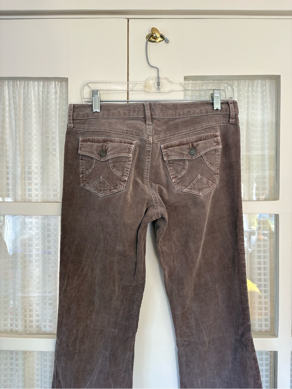 Juicy Couture Corduroy Jeans in Muted Taupe - Picture 6 of 9